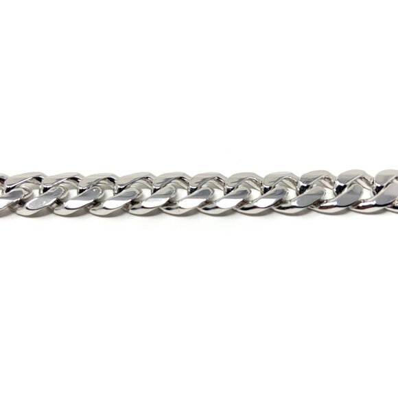 Silver 925 Heavy Cuban Link Necklace - Picture 3 of 5